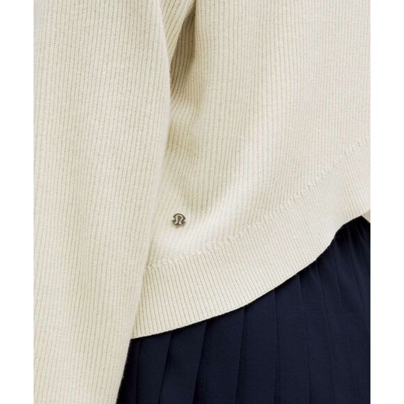 Lululemon Reversible Crossover Sweater *Bone - Picture 11 of 11